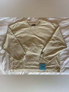 Daily Drills Cream Crewneck Sweatshirt